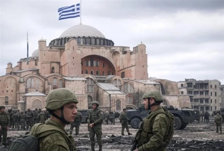 Βρετανός πολιτικός ανήρτησε φωτογραφία της Αγίας Σοφίας με ελληνική σημαία: «Σύντομα» έγραψε στη λεζάντα