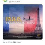 Πακιστάν: Συγνώμη από αεροπορική εταιρεία – Έκανε διαφήμιση που δείχνει αεροσκάφος της να κατευθύνεται πάνω στον Πύργο του Άιφελ