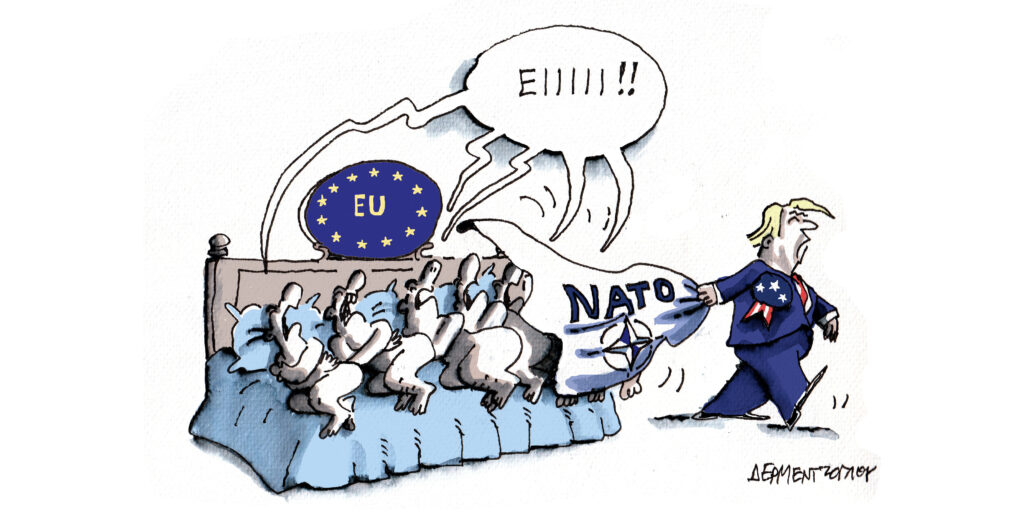 Η γελοιογραφία της ημέρας από τον Γιάννη Δερμεντζόγλου – Παρασκευή 21 Φεβρουαρίου 2025