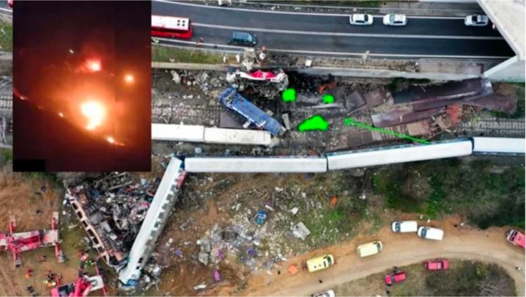 Πόρισμα ΕΟΔΑΣΑΑΜ για τα Τέμπη: Οι φωτογραφίες και τα γραφήματα στην έκθεση για την τραγωδία