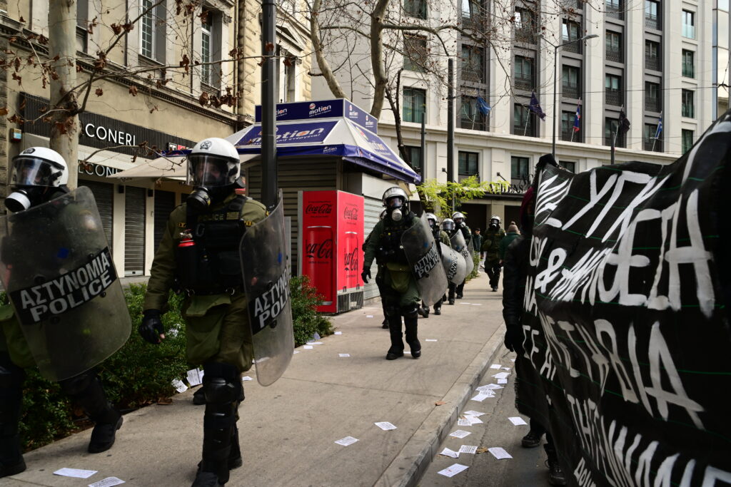 Μαθητικό συλλαλητήριο για τα Τέμπη: 27 προσαγωγές και μία σύλληψη από την ΕΛ.ΑΣ.