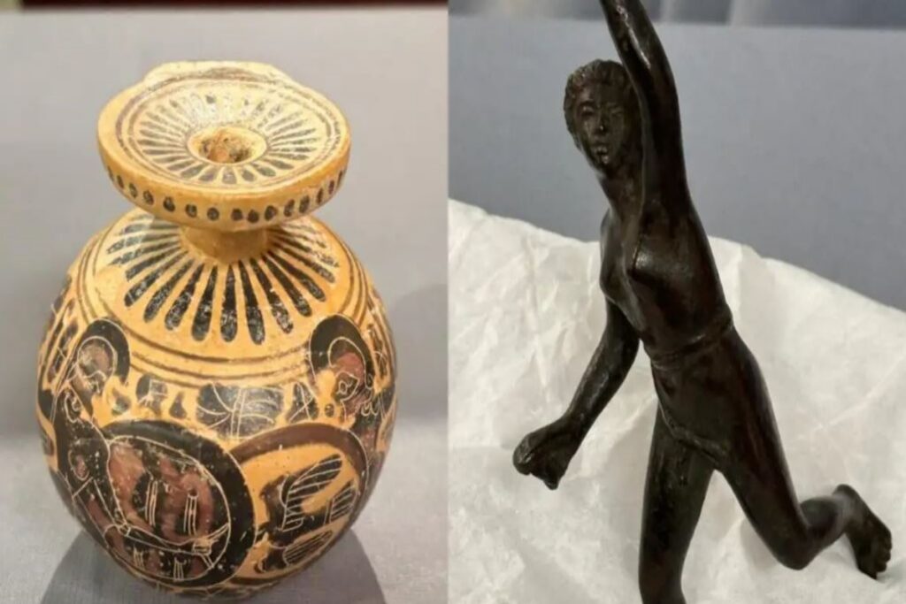 Έντεκα αρχαία αντικείμενα επιστρέφουν από τη Νέα Υόρκη στην Ελλάδα [εικόνες]
