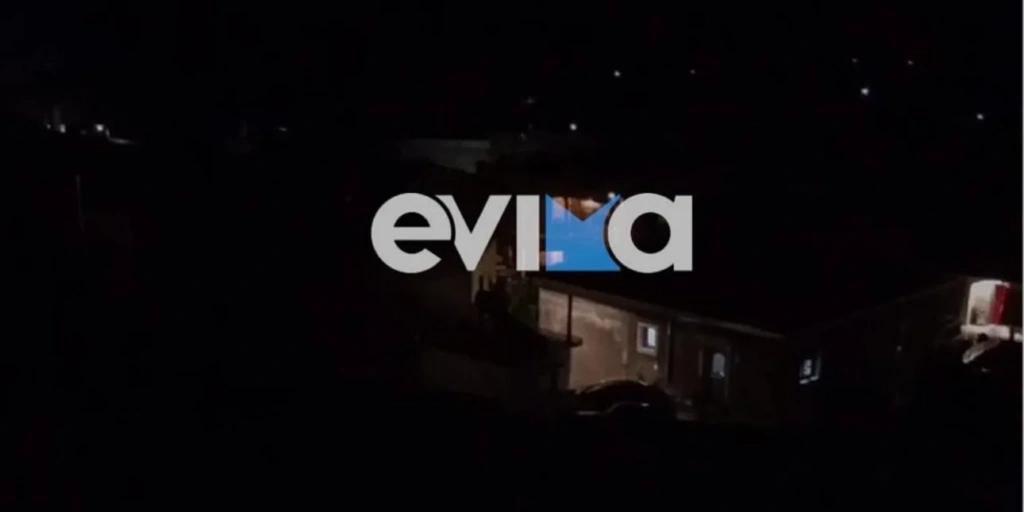 Κακοκαιρία: Καταρρακτώδης βροχή και διακοπές ρεύματος στην Εύβοια