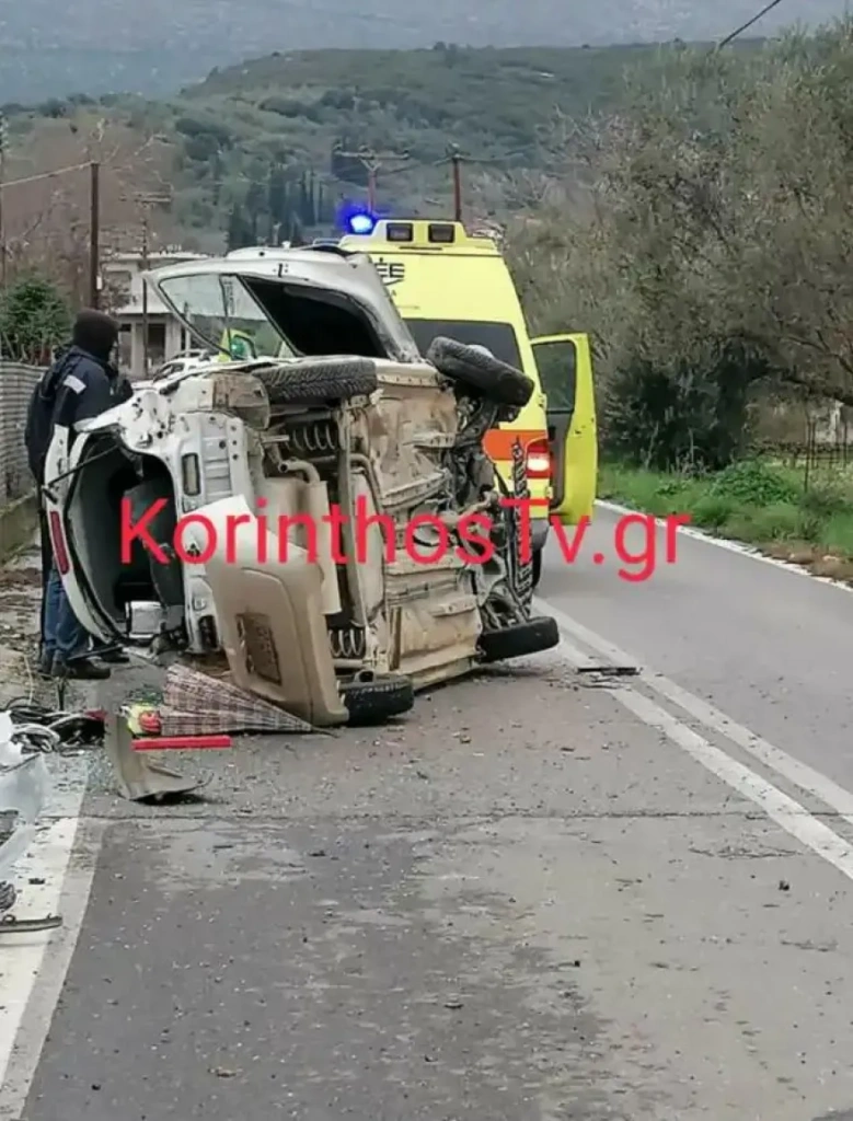 Τροχαίο δυστύχημα στην Κόρινθο: Μια νεκρή και ένας τραυματίας στον επαρχιακό δρόμο Νεμέας- Αηδονίων [εικόνες – βίντεο]