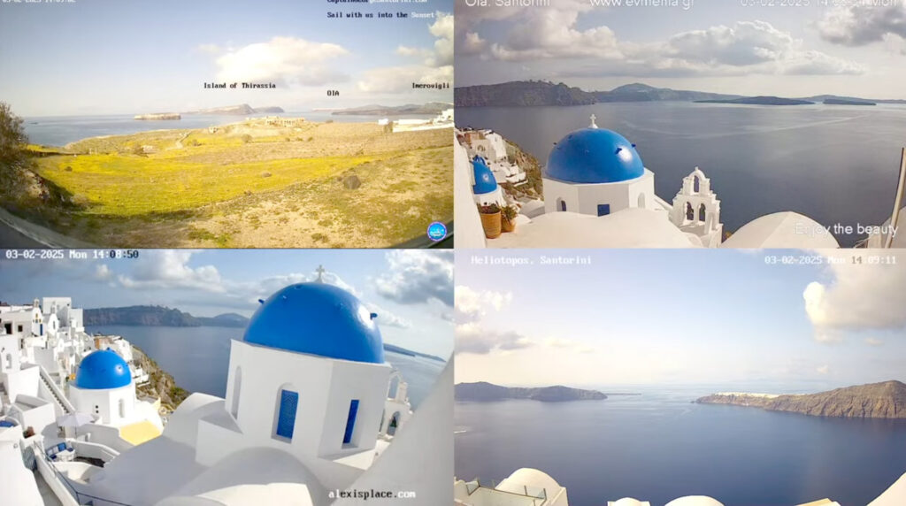 Δείτε Live εικόνα από τη Σαντορίνη – Τι συμβαίνει στο νησί μετά τους εκατοντάδες σεισμούς