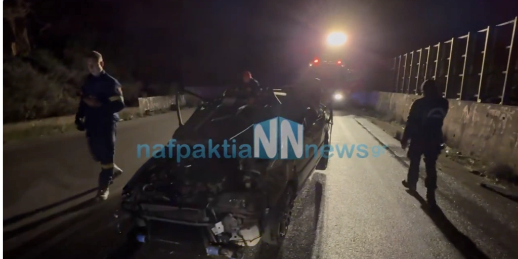 Τροχαίο στην Ναύπακτο: Νεκρός 27χρονος οδηγός- Σε σοβαρή κατάσταση ο συνοδηγός – Το Ι.Χ προσέκ