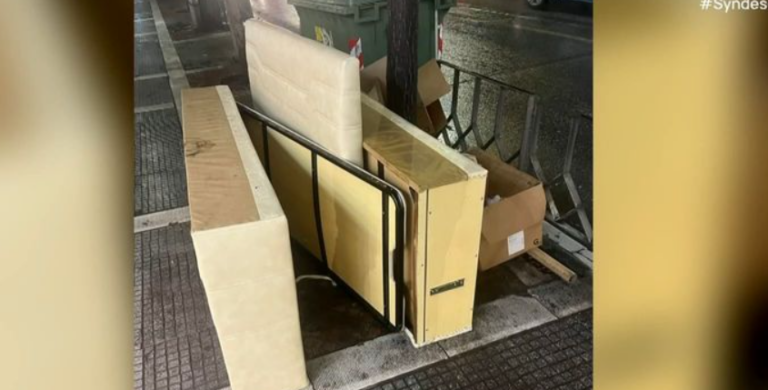 Θεσσαλονίκη: Πρόστιμο 1.500 ευρώ σε πολίτη που πέταξε καναπέ στην Τσιμισκή [βίντεο]