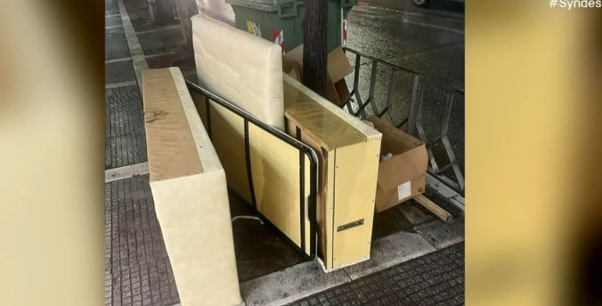 Θεσσαλονίκη: Πρόστιμο 1.500 ευρώ σε πολίτη που πέταξε καναπέ στην Τσιμισκή [βίντεο]