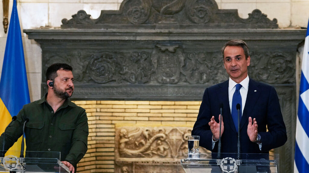 Τηλεφωνική επικοινωνία Μητσοτάκη-Ζελένσκι: «Τίποτα δεν μπορεί να αποφασιστεί για την Ουκρανία χωρίς 