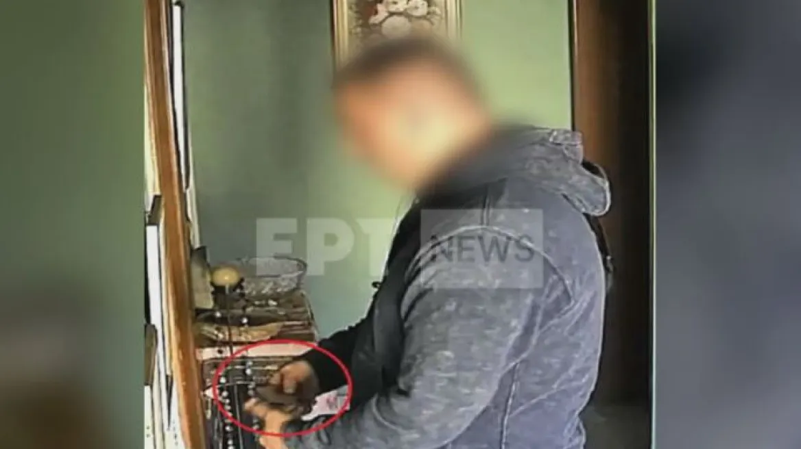 Νέα Φιλαδέλφεια: Καρέ καρέ η δράση διαρρήκτη