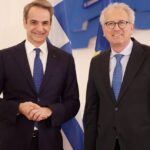 Συνάντηση Μητσοτάκη με τον διευθυντή του ESM – «Δεν ήρθα εδώ γιατί ανησυχώ για την ελληνική οικονομία»