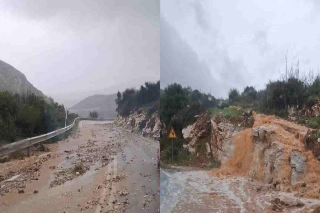 Καιρός: «Πνίγηκε» η Πάρος από την ισχυρή βροχόπτωση – Παρασύρθηκαν οχήματα [βίντεο]