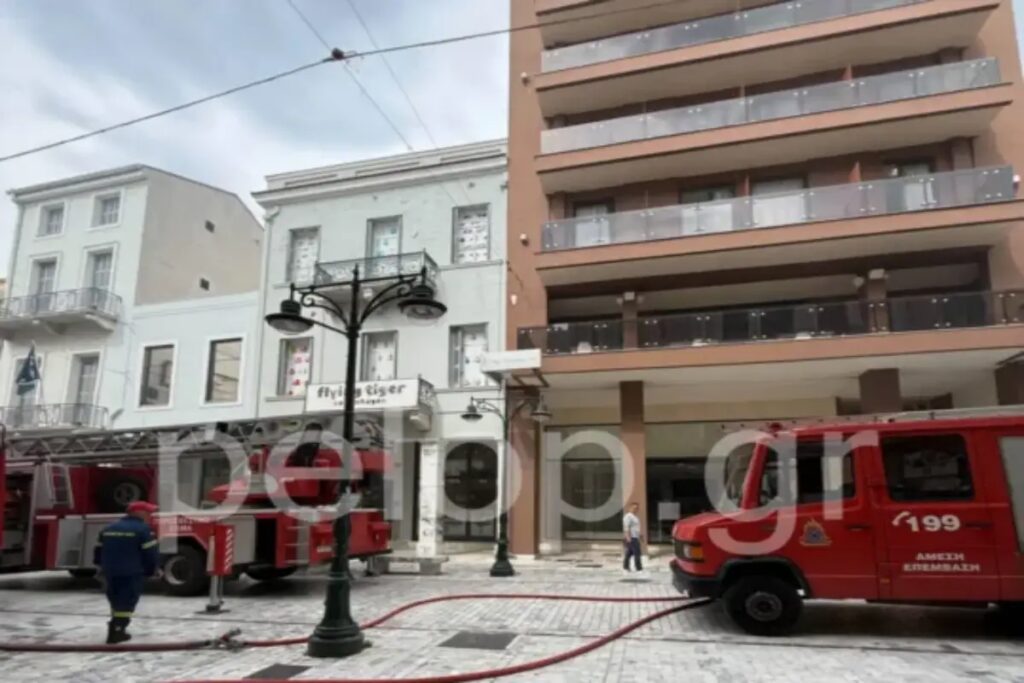 Πάτρα: Συναγερμός για φωτιά σε κατάστημα – Εκκενώνεται ξενοδοχείο που φιλοξενούσε δύο σχολεία