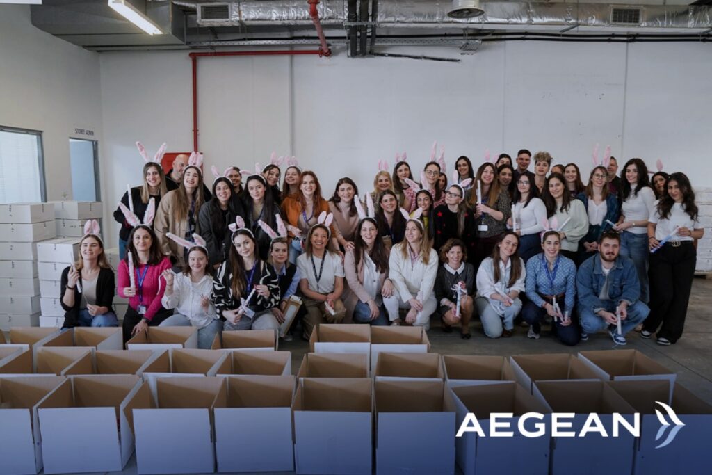 «AEGEAN Easter Crew»: Η εθελοντική ομάδα εργαζομένων της AEGEAN πραγματοποίησε μια ακόμη Πασχαλινή δ