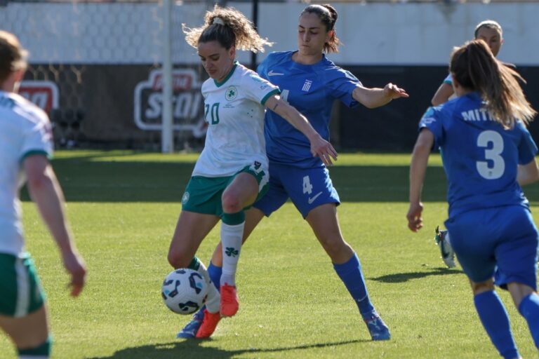 UEFA Nations League Γυναικών: Ήττα της Εθνικής Ελλάδας με 0-4 από την Ιρλανδία στην Κρήτη