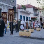 Λιτάνευση της Ιεράς Εικόνας και του Ιερού Λειψάνου του Αγίου Γεωργίου στον Κάσπακα της ακριτικής Λήμνου