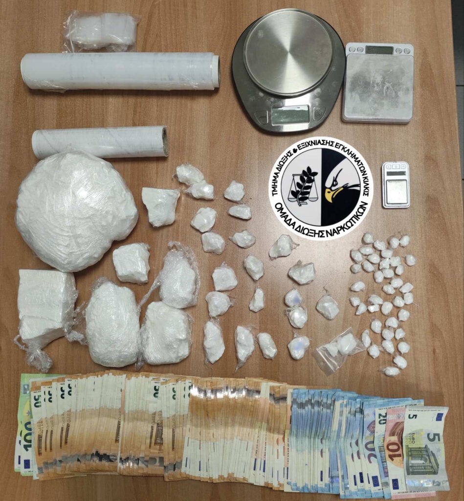 Θεσσαλονίκη: Συνελήφθη άνδρας που είχε σε «καβάτζα» πάνω από 1,6 κιλά κοκαΐνης