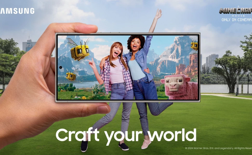 Samsung: Συνεργασία με Warner Bros. Pictures & Legendary Pictures για την ταινία “A Minecraft Movie”