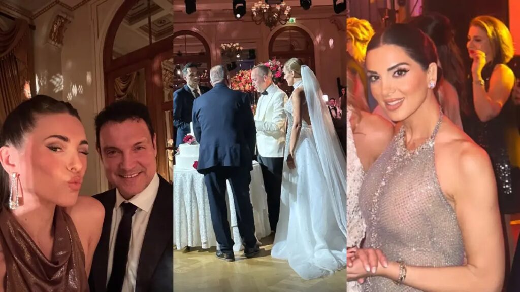 Λαμπερός γάμος στη showbiz: Ο χορός της Τσιμτσιλή, ο Σοφός και τα φιλιά της Σιαμπάνη με τον Σταθοκωσ