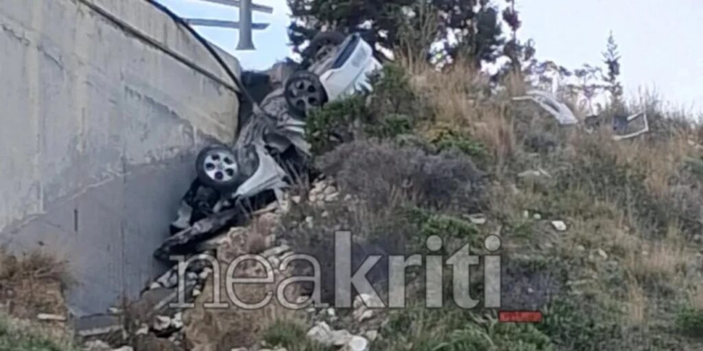 Τροχαίο δυστύχημα στο Λασίθι: Νεκρός 19χρονος – Το αυτοκίνητό του έπεσε από γέφυρα [βίντεο]