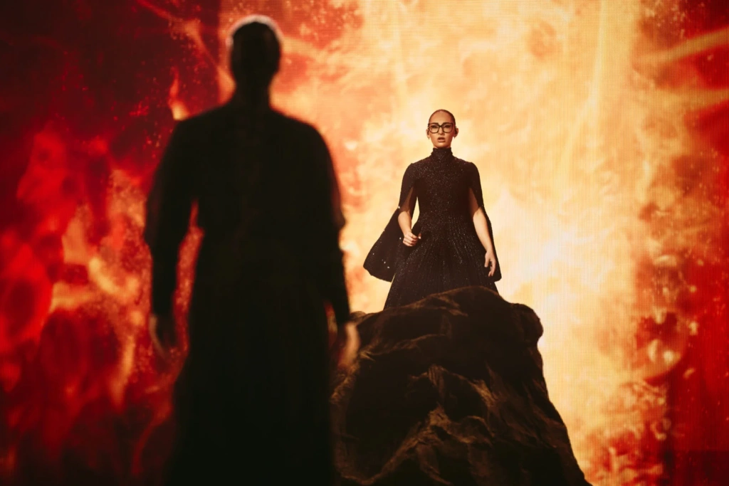 Eurovision 2025: Η Klavdia φέρνει τη λάμψη του έναστρου ουρανού – Έτοιμη για τη μάχη με φόρεμα Deux Hommes