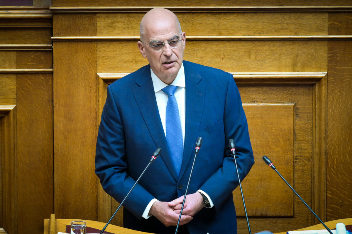 ο Υπουργός Εθνικής Άμυνας, Νίκος Δένδιας