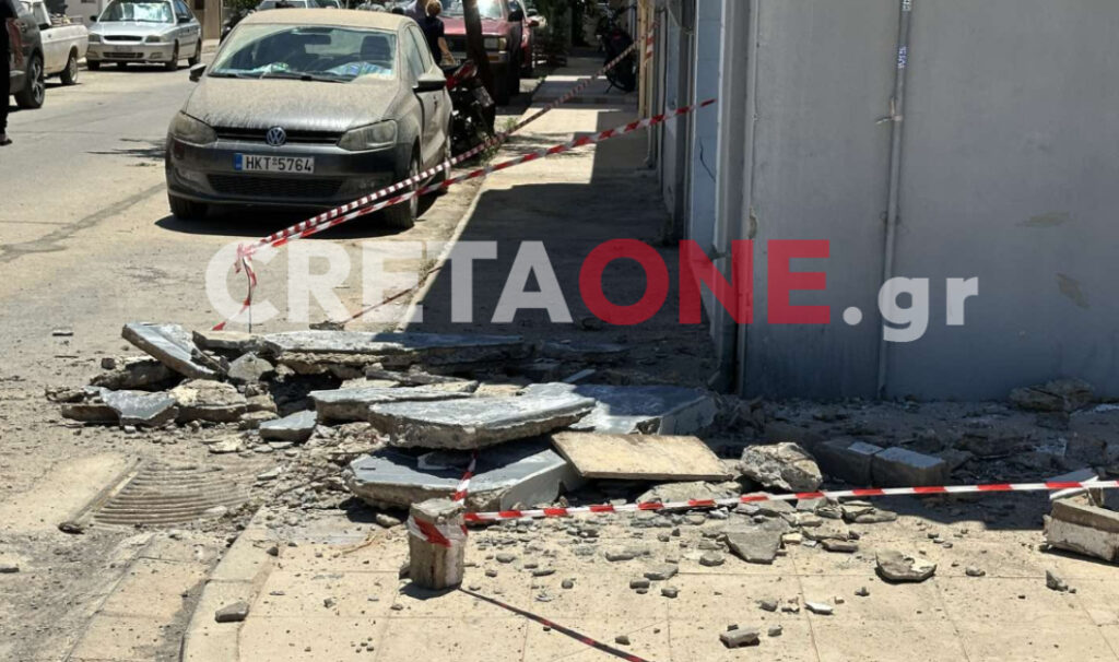 Ηράκλειο: Νέα πτώση μπαλκονιού στην Νέα Αλικαρνασσό