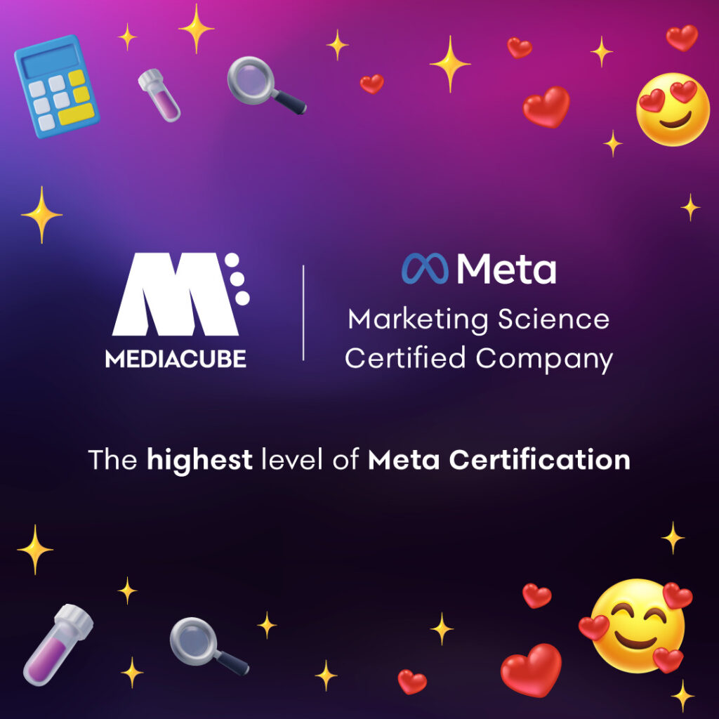 Η MEDIACUBE αναγνωρίζεται ως Meta Marketing Science Certified Company
