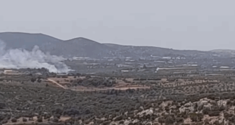 Μαρκόπουλο: Υπό μερικό έλεγχο η φωτιά μετά την άμεση παρέμβαση της Πυροσβεστικής [εικόνες – βίντεο]