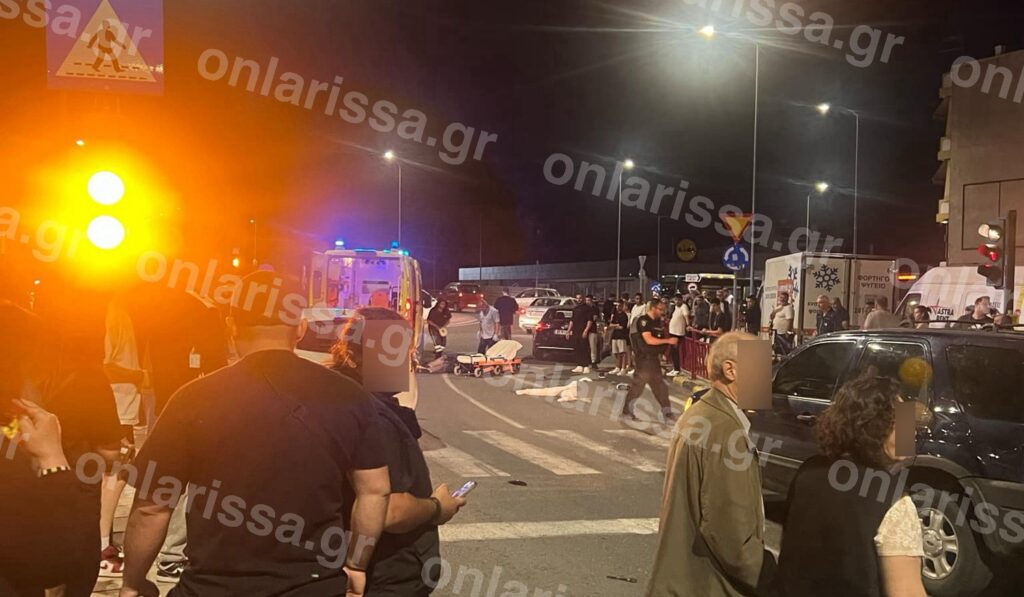 Λάρισα: Τραγωδία σε τροχαίο στον κόμβο Αγίου Γεωργίου με μία νεκρή – Σφοδρή σύγκρουση μοτοσικλέτας μ