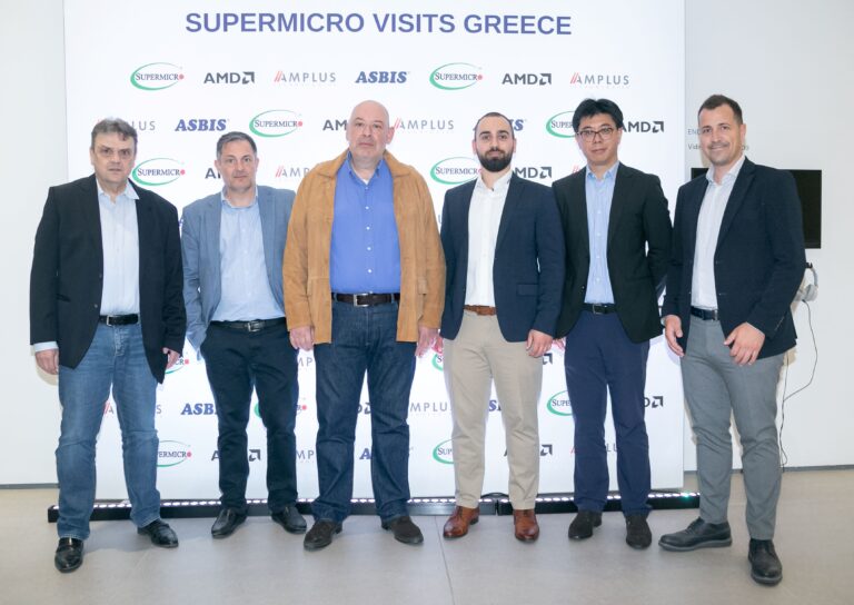 Τις Καινοτόμες Λύσεις HPC/AI της Supermicro Παρουσίασε η ASBIS Hellas και η AMPLUS στο Ολυμπιακό Μουσείο