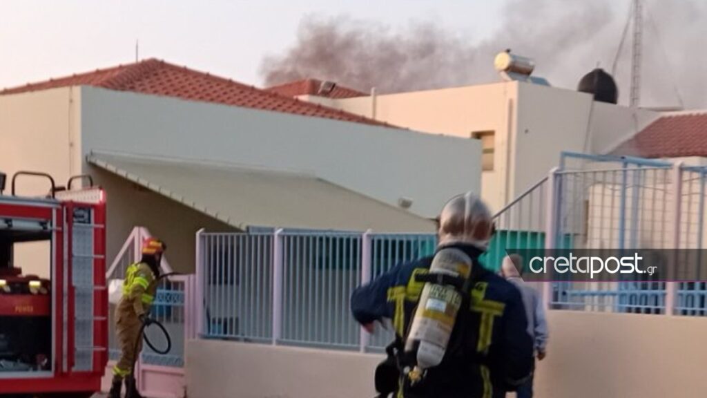 Κρήτη: Έκρηξη σε δημοτικό σχολείο στην Χερσόνησο – Σοβαρές υλικές ζημιές στο κτήριο [εικόνες]