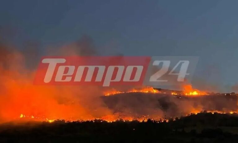Φωτιά στη Ναύπακτο: Απειλούνται κατοικίες στην Παλαιοπαναγιά – Ήχησε το 112 – «Απομακρυνθείτε προς Αντίρριο»