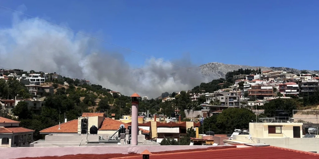 Φωτιά τώρα στη Χίο – Ήχησε το 112