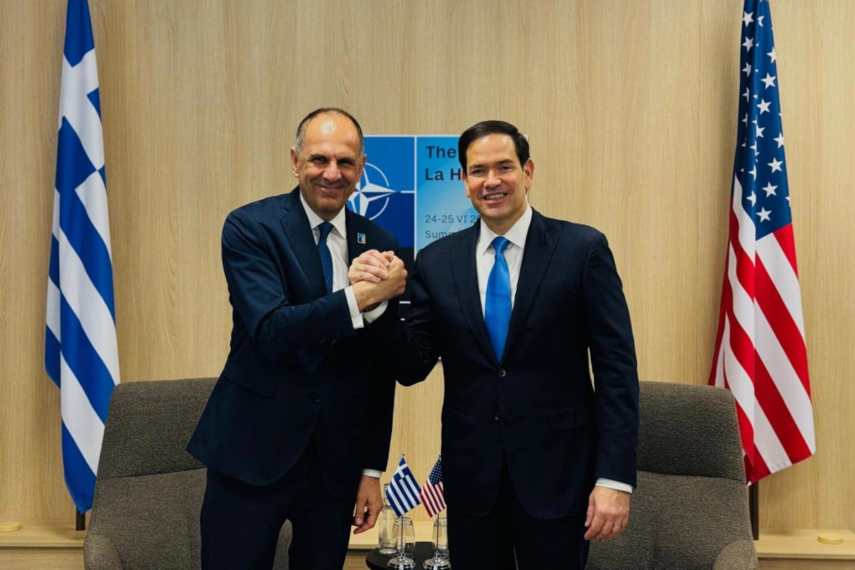 Σύνοδος ΝΑΤΟ: Συνάντηση Γεραπετρίτη με Ρούμπιο – «Παράγοντας σταθερότητας και ασφάλειας η Ελλάδα»