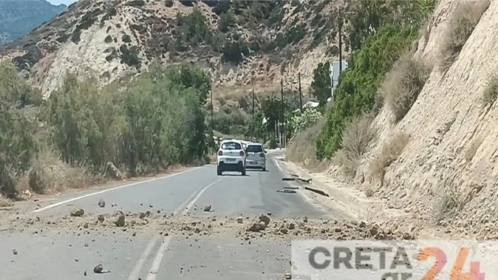 Κρήτη: Κατολισθήσεις λόγω του σεισμού των 5,3 Ρίχτερ – Τι θα γίνει με τα σχολεία