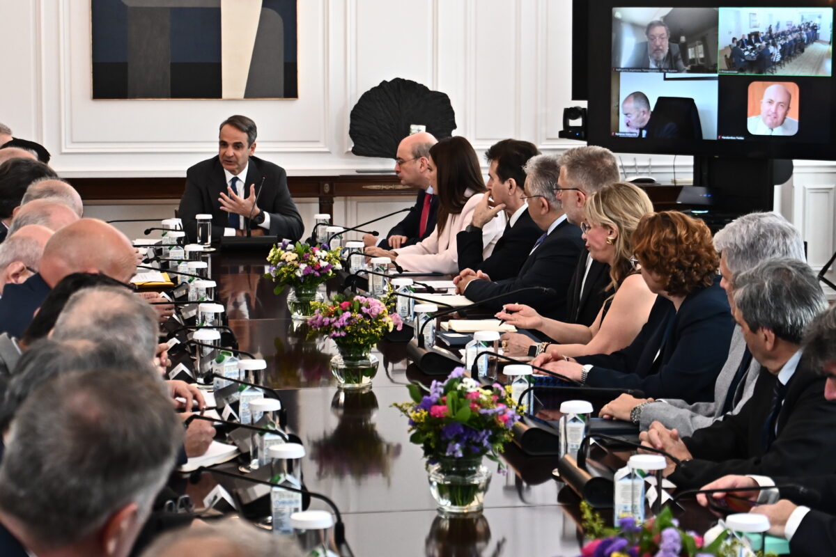 Συνάντηση Κυριάκου Μητσοτάκη με Πρυτάνεις