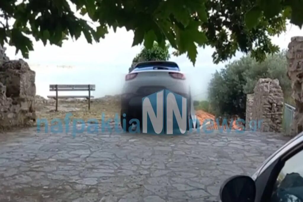 Ναύπακτος: Το GPS έστειλε τουρίστα οδηγό σε σκάλες και τις κατέβηκε με το αυτοκίνητο [Bίντεο]