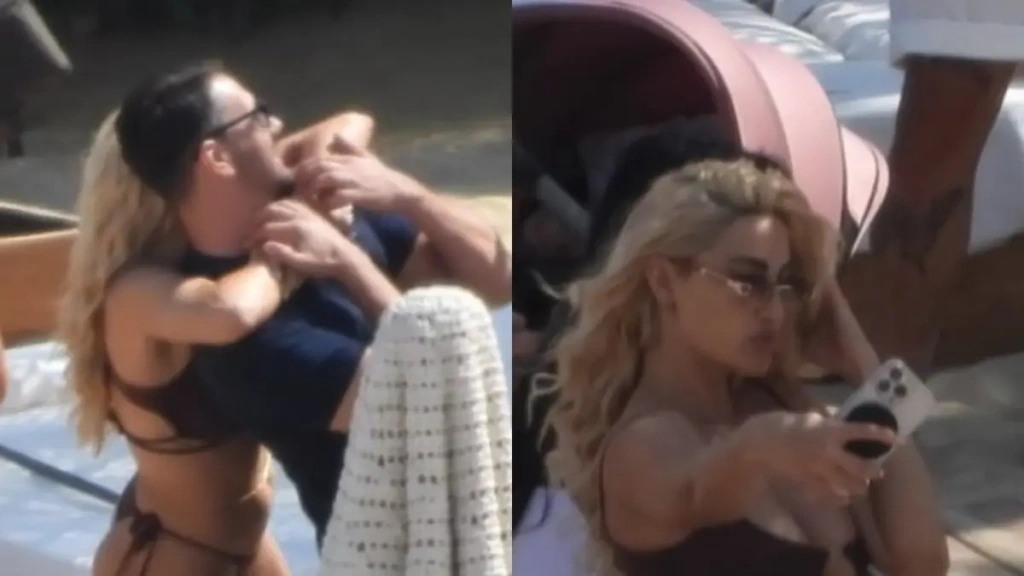 Ιωάννα Τούνη: Δεν πήρε χαμπάρι την κάμερα – Σε παραλία της Μυκόνου με παρέα (Βίντεο)