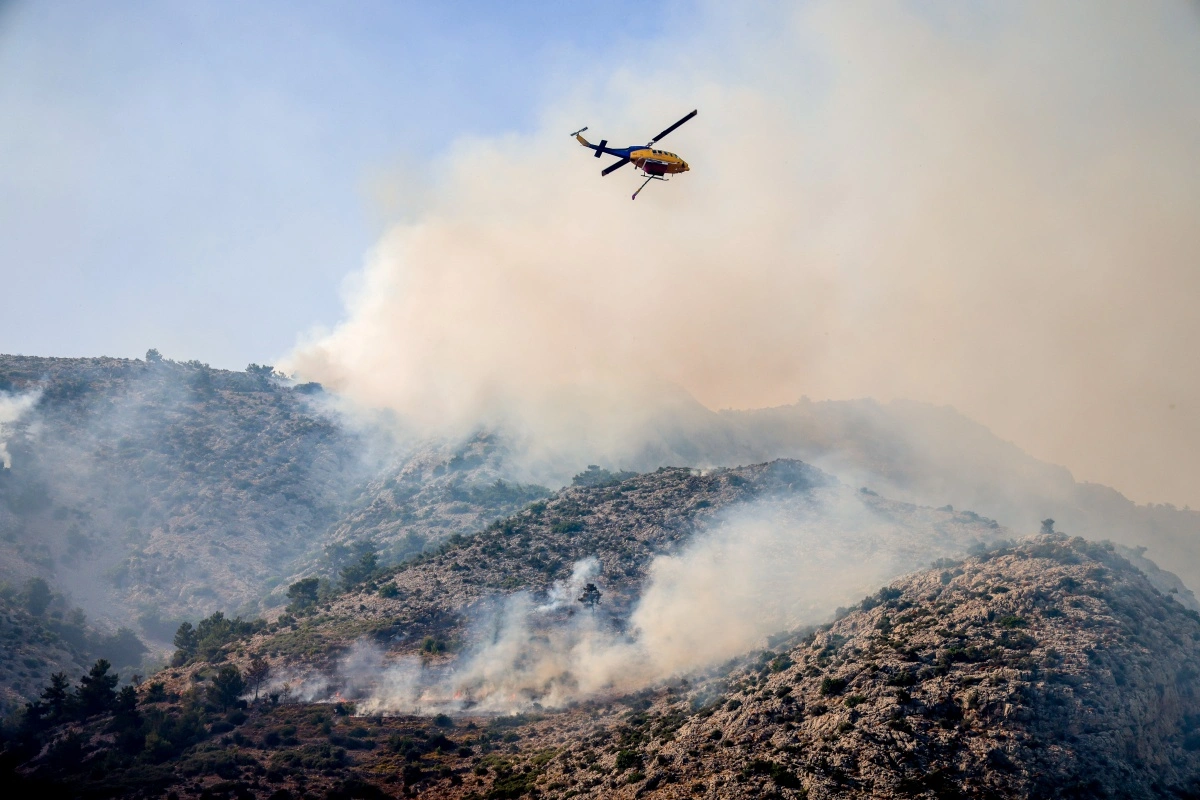 Φωτιά στη Χίο