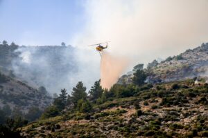 Φωτιά στη Χίο