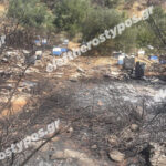 Από μελίσσια ξεκίνησε η καταστροφική φωτιά στον Υμηττό – Φωτογραφία ντοκουμέντα