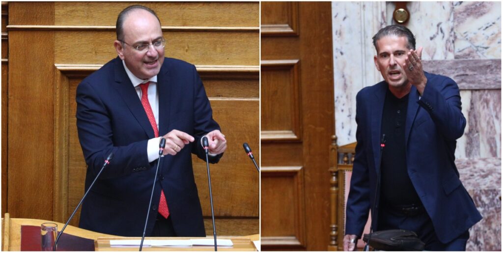 «Σφάχτηκαν» στη Βουλή Λαζαρίδης και Καραναστάσης: «Είσαι διορισμένος βουλευτής» – «Είσαι σιχαμ