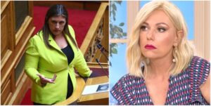 H Μεσσαροπούλου απαντά στη Κωνσταντοπούλου για τη «σύζυγο πανελίστρια»