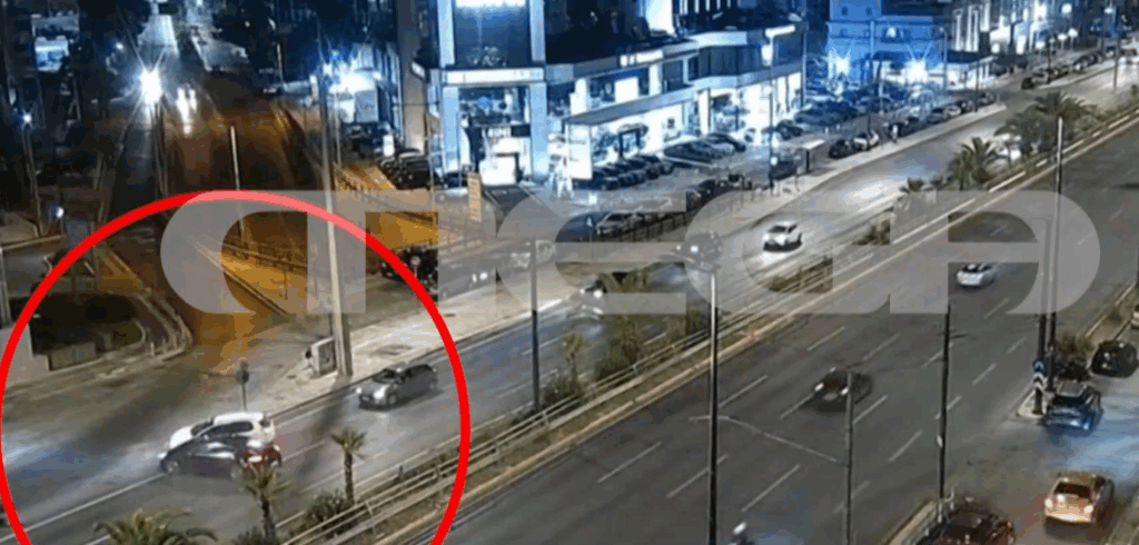 Καραμπόλα τριών οχημάτων στη λεωφόρο Συγγρού – Βίντεο ντοκουμέντο απο την σύγκρουση