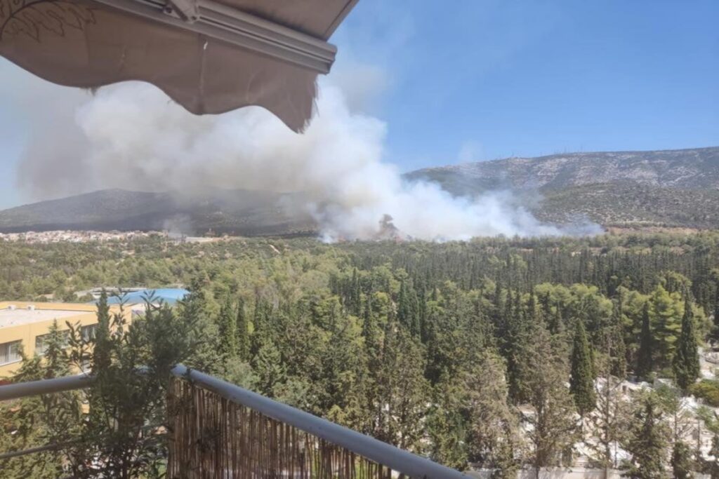 Σύστημα ελληνικής τεχνολογίας της εταιρίας WINGS απέτρεψε την εξάπλωση της πυρκαγιάς στον Υμηττό