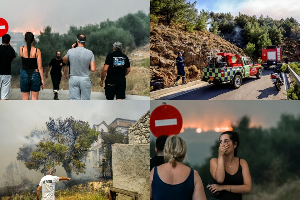 Φωτιές στην Ελλάδα: Σε Αχαΐα, Κεφαλονιά, Ζάκυνθο, Άρτα, Βόνιτσα και Χίο τα δυσκολότερα μέτωπα –
