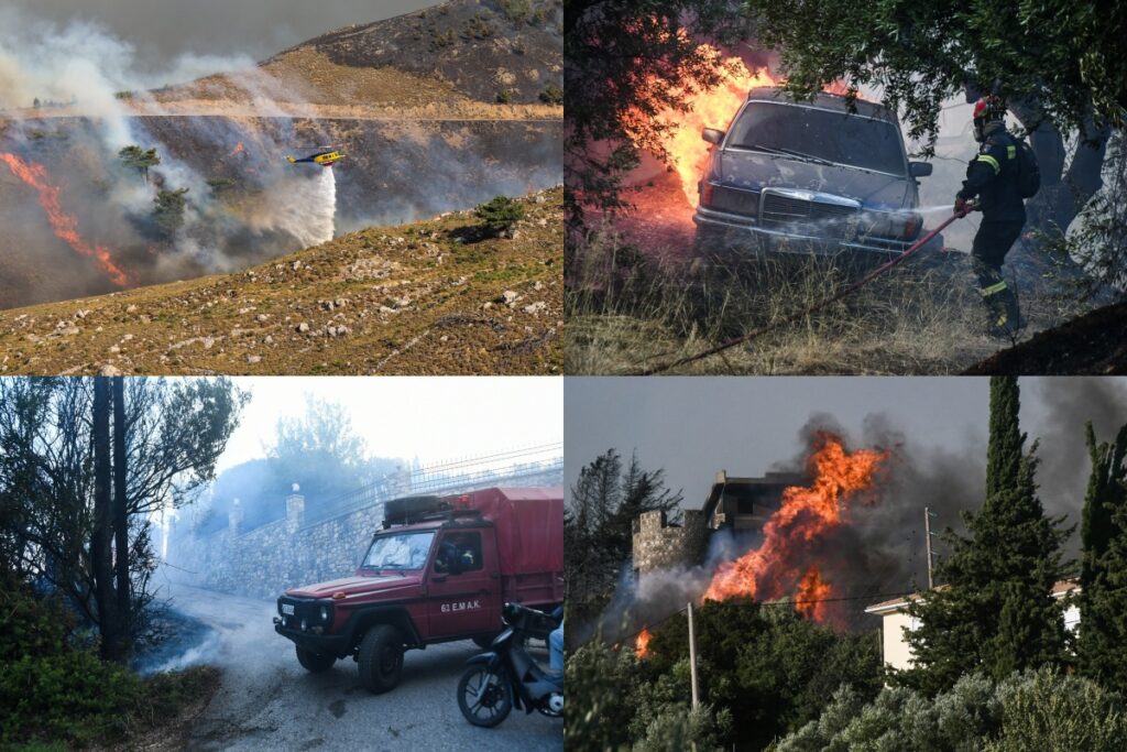 Φωτιές στην Ελλάδα: Μαίνονται τα πύρινα μέτωπα σε Αχαΐα, Πρέβεζα, Ζάκυνθο, Κεφαλονιά και Άρτα –