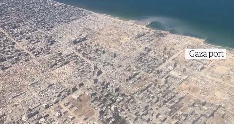 Γάζα: Συγκλονίζουν οι νέες δορυφορικές εικόνες – Πόλεις ισοπεδωμένες και 61 εκατ. τόνοι συντριμμιών