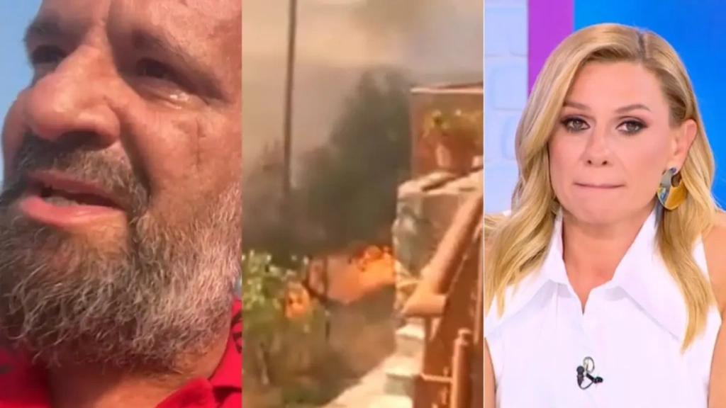 «Λύγισε» ο Γρηγόρης Μπάκας στον «αέρα» του Καλοκαίρι Παρέα – Οι φλόγες έφτασαν στο σπίτι του στην Πρέβεζα